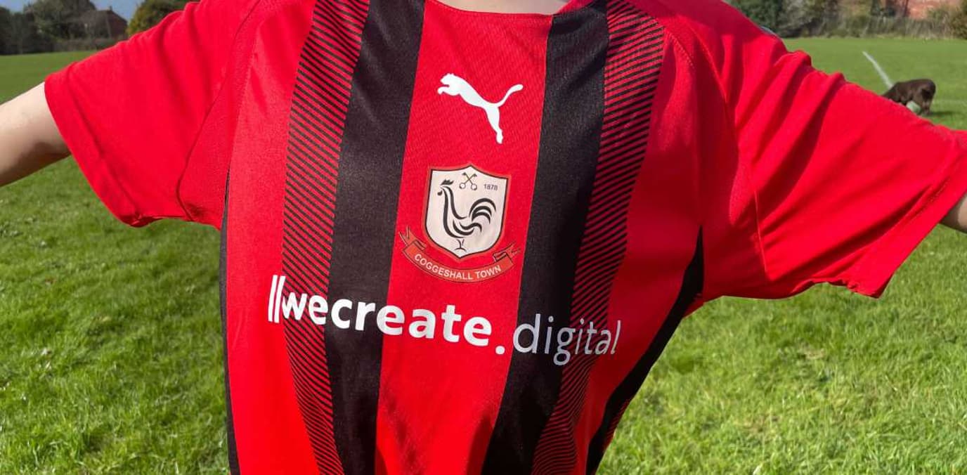 We Create Digital sponsors local children&#8217;s football team