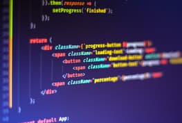 javascript-code on a computer screen