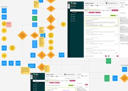 Data mapping exercise with designs for a website. Wordpress website design agency.