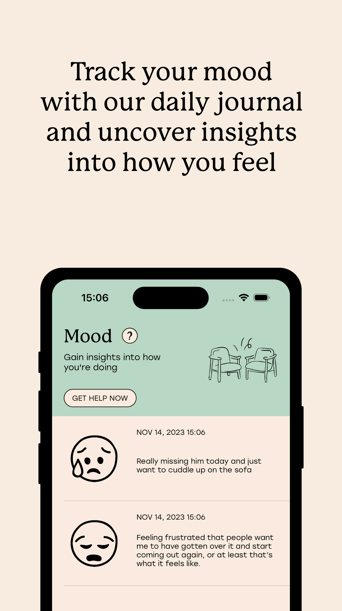 Track your mood with our daily journal and uncover insights into how you feel