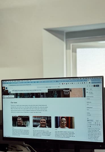 editing the cheap shop team page