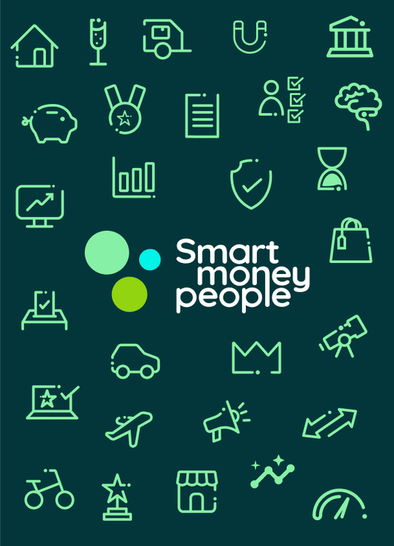 Smart Money People Icons related to insurance, banking and credit