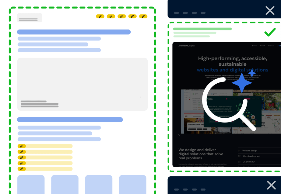 Accessible websites are easier for AI to read