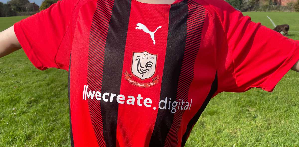 We Create Digital sponsors local children’s football team