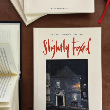 Slightly Foxed: literary business