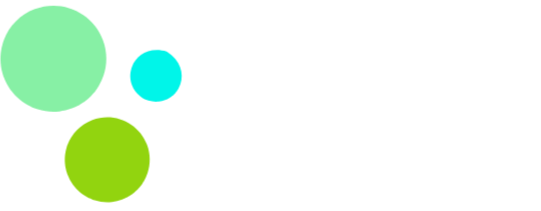 Smart Money People logo in white but with three green and turquoise circles of different sizes to the left.