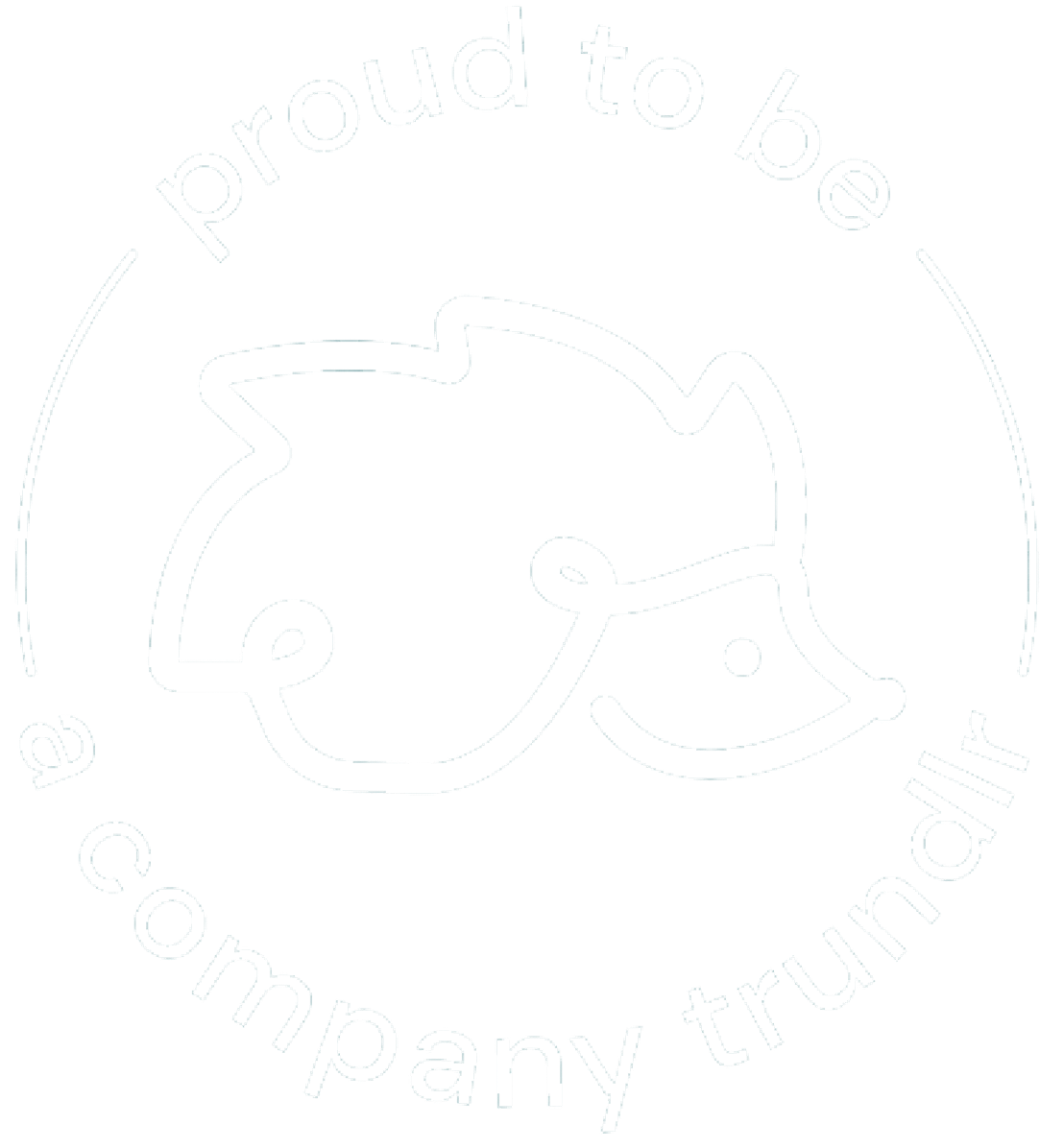 Proud to be a company trundlr logo